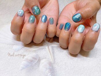 ネイルコテージ(Nail cottage)/夏ネイル¥9900
