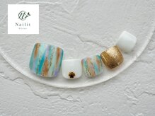 ネイリット 銀座(Nailit)/フットネイル¥12400【¥13640】