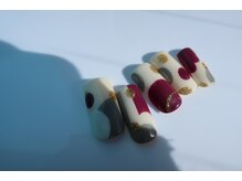 ペントハウス(Penthouse)/手描きネイルアート/パラジェル