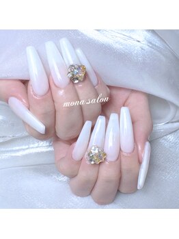 モナサロン(Mona salon)/長さだしワンカラー＋パーツ2個