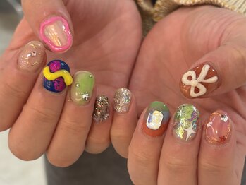 ゆびノさき イバラキシ(ibarakishi)/カラフルネイル！