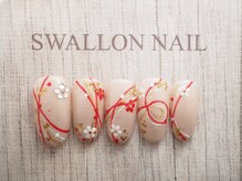 スワロンネイル(SWALLON NAIL)/お正月デザイン