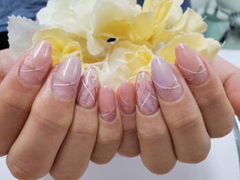 ダブルネイル(Double Nail)/[前窪]丸フレンチネイル★