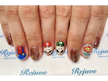 リジュベ(Rejuve)/マリオとルイージネイル☆