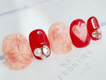 ネイルフロンティア 吉祥寺(NAIL FRONTIER)/フラワーバレンタイン14980円