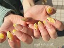 ひまわりネイル