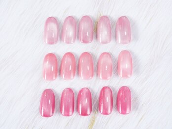 ヒナナネイル(Hinana_nail)の写真/《ワンカラー3500円～マグネット4000円～》リーズナブルでも仕上がりに妥協なし!!学生さんにもオススメ◎