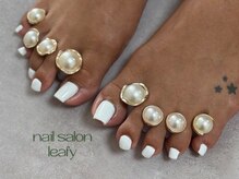 リーフィー(leafy)/フット　白　ワンカラー