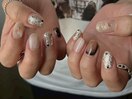 個性派ニュアンスネイル