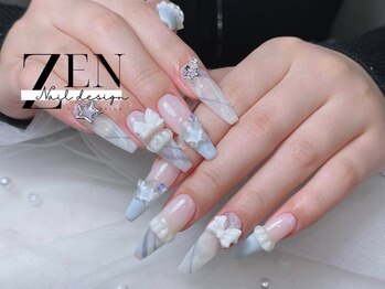 ゼン ネイル デザイン 池袋(ZEN NAIL DESIGN)/* 長 さだしやり放題×つけ放題