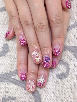 エムアイネイル(MI nail)/ジェルアートつけ放題¥8200