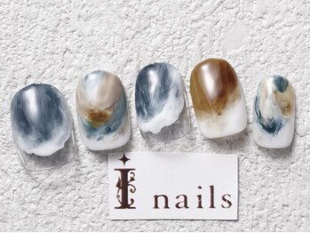 アイネイルズ 梅田店(I nails)/もやもやニュアンス￥8200