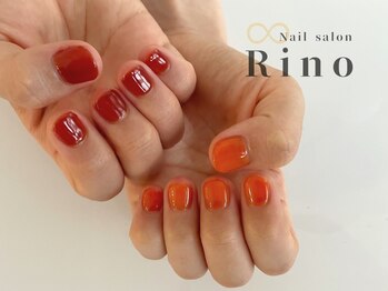 リノ 浦添店(Rino)/ワンカラー×テラコッタ×押し花