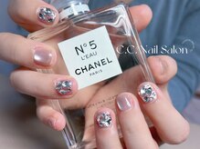 シーシーネイルサロン 池袋(C.C.Nail salon)/ビー玉マグネットネイル