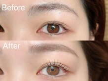 モンリーバイクヴェル(Monry by cvell)/眉スタイリング＋上まつ毛パーマ