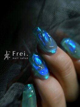 フライ(Frei.)/うるうる氷ネイル