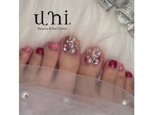 ユニ ビューティー アンド ネイルサロン(uni.Beauty&Nail salon)の雰囲気(フットとハンド同時施術可能なサロン♪)