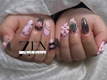ゼン ネイル デザイン 池袋(ZEN NAIL DESIGN)/* 長 さだしやり放題×つけ放題
