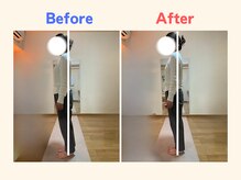 ピース/姿勢の歪みが気になる50代女性