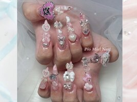 ゆめかわ3Dパーツネイル