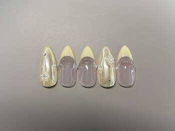 エトワールビューティー(ETOILE BEAUTY)/イエロー/花/フレンチ