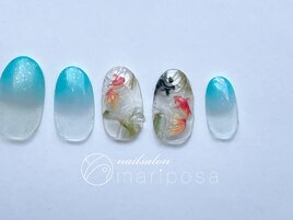 【ハンド】浴衣ネイル