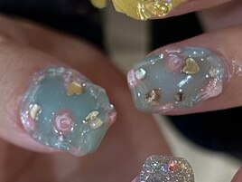 うにゃりお花アート