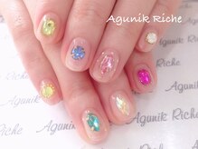 アグニークリッシェ(Agunik Riche)/【ビジューネイル】