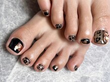 テラス(TERRACE)/アニマル柄フットネイル