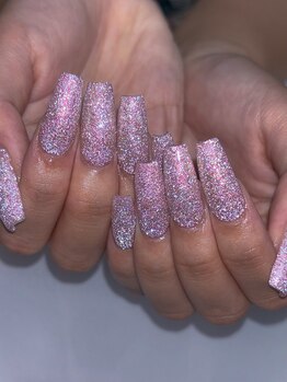 ホランイネイル(HORANGI NAIL)/フラッシュネイル+長さ出し