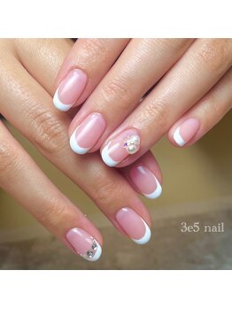 サエコ ネイル (3e5 nail)/◆ フレンチ＋追加アート ◆