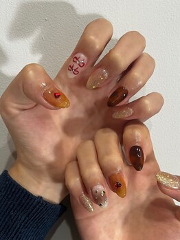 ブランシュネイル(BlancheNail)/秋色詰め込んで幸せ感じようぜ！