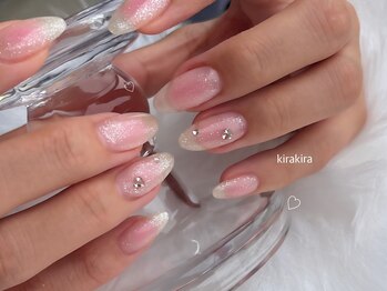 アントレッド(entraide)/ふわチークピンク×ラメ