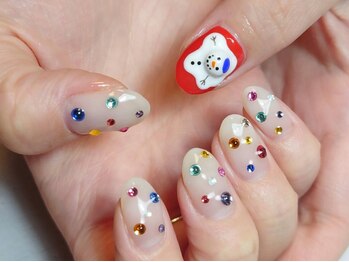 エクラ(eclat)の写真/毎回違うデザインを楽しみたい方へ。歴20年の技術で貴方だけの理想を詰め込んだ最強の可愛い爪先をご提案♪