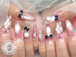 冬ネイル/きらきら/マグネット