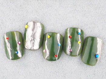 マハロネイルサロン 川崎店(mahalo)/伊藤指名ニュアンスネイル7480円