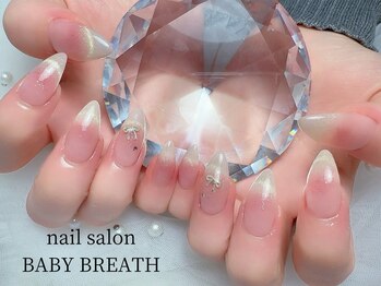 ベイビーブレス(BABY BREATH)/チークマグネットネイル