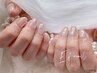 【HAND】 キラキラ♪オーロラミラーワンカラーネイル　(ベースカラー1色付き)