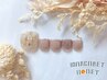 フットハニーゴールドパラジェルネイル¥11000