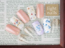 ライトネイルズ イバラキ(light nails IBARAKI)/上品フラワー