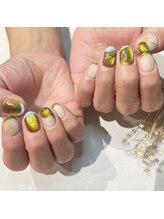 オーク アイラッシュアンドネイル たまプラーザ(OAK)/マグネットニュアンスアート