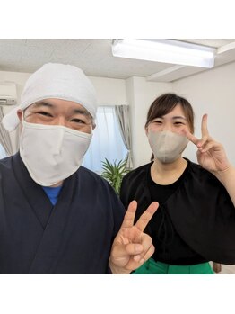 かたぎ整体組 徳島店/お客様とのお写真