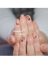 たゆ ネイル(たゆnail)/グラデーションチョコネイル