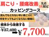 【スタッフオススメ☆効果No.1】肩こり腰痛改善コース¥22,000→¥7,700