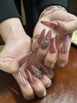ラブラドライト(LABRADRITE)/ピンクマグネットスティレット