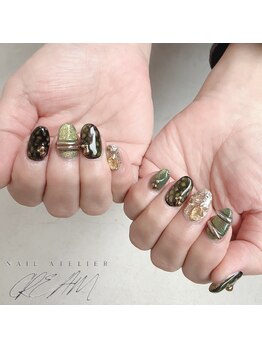 クリーム(Nail Atelier CREAM)/パイソン×グリーンmag