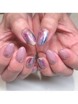 ネイルサロン マハロ 横浜四季の森フォレオ店(Nail Salon Mahalo)/ニュアンスネイル