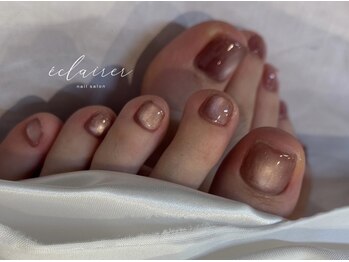 エクレレ(eclairer)の写真/個室でゆったり♪夏に向けてフットネイル！角質ケアと炭酸ケアで褒められ美足に♪