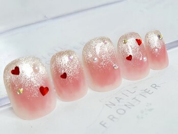 ネイルフロンティア 吉祥寺(NAIL FRONTIER)/バレンタインチーク8980円~