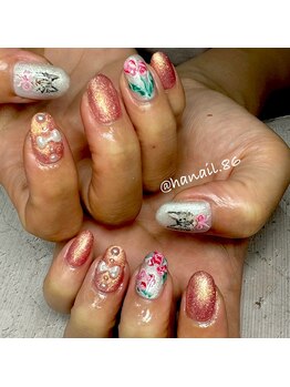haruka nail × ネコネイル